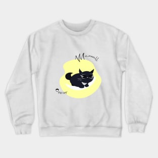 Maxwell the cat meme anime version Crewneck Sweatshirt